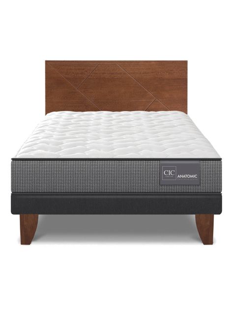 Cama Europea Anatomic 1.5 Plazas Villarrica-2