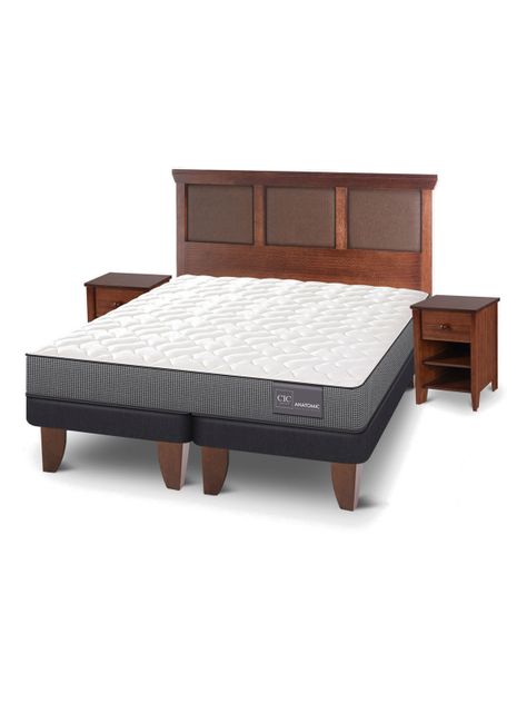 Cama Europea Anatomic King + Set Torino-0