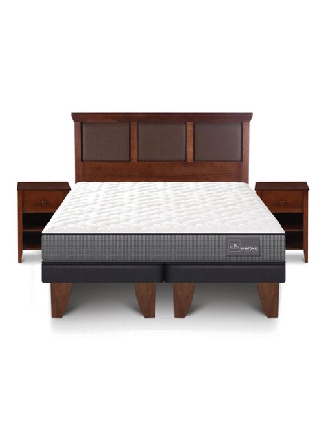 Cama Europea Anatomic King + Set Torino-2