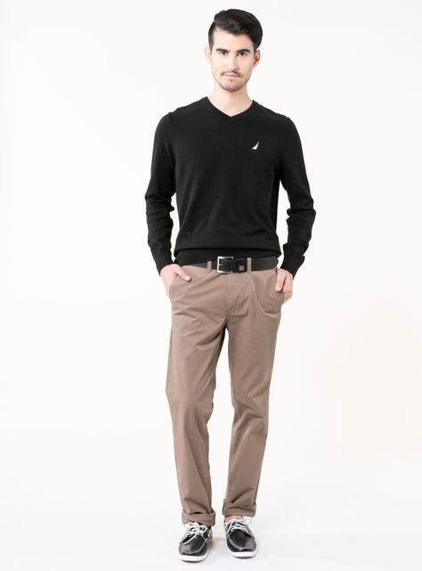 Sweater Nautica Cuello V Básico Nautica-3