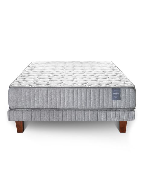 Cama Europea Hybrid Visco 2 Plazas Base Dividida-1