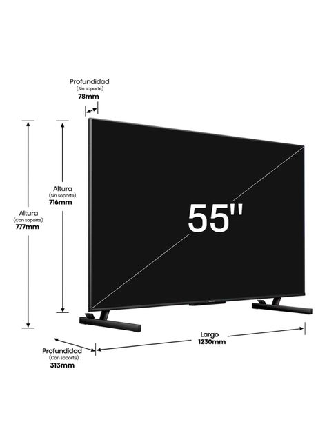 Mini LED Smart TV 55" 4K 144 Hz 55U75MK-1