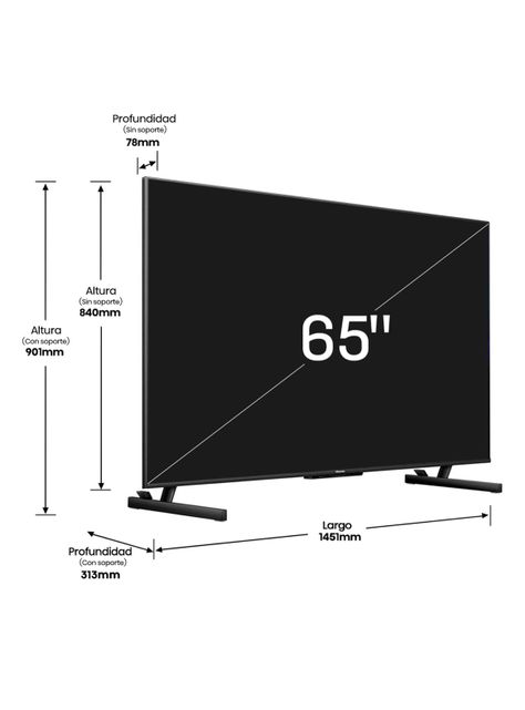 Mini LED Smart TV 65" 4K 144 Hz 65U75MK-1
