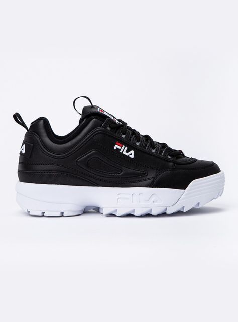 Zapatilla Urbana Black Disruptor PlataformaMujer-0