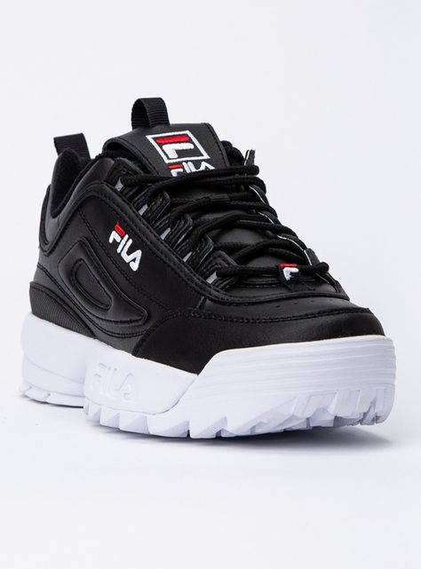 Zapatilla Urbana Black Disruptor PlataformaMujer-1