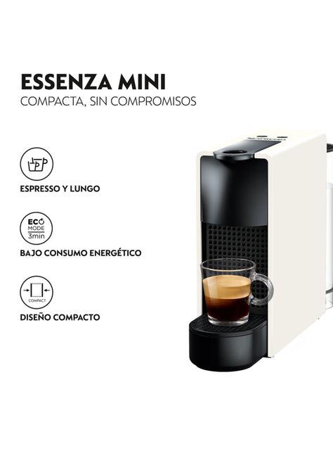 Cafetera de Cápsulas Essenza Mini Blanca-3