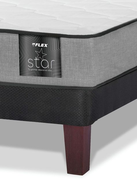 Cama Europea Star 1.5 Plazas x 200 cm + Respaldo Royal-3