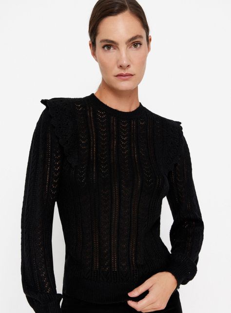 Sweater Calados Volante-0