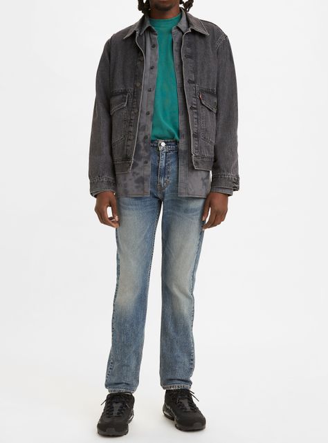 Jeans 502 Taper Celeste-2