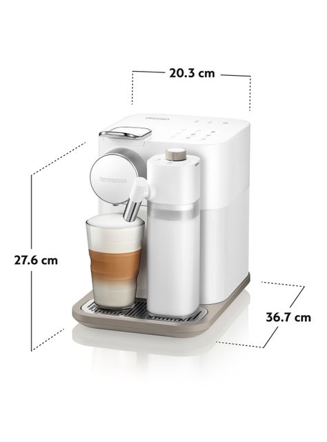 Cafetera de Cápsulas Gran Lattissima Blanca-1