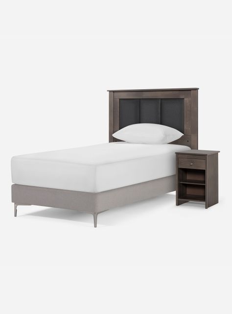 Set de Muebles Rachel 1.5 Plazas Gris-2