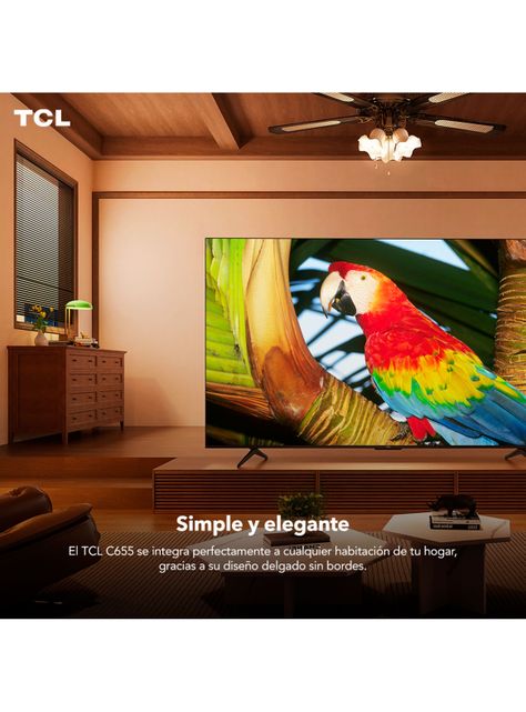 QLED Smart TV 98" 4K UHD 98C655 Google TV-7