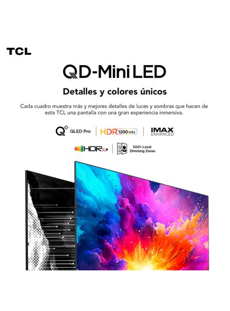 QLED Mini LED Smart TV 75" 4K 75C755 Google TV-3