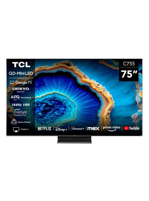QLED Mini LED Smart TV 75" 4K 75C755 Google TV-0