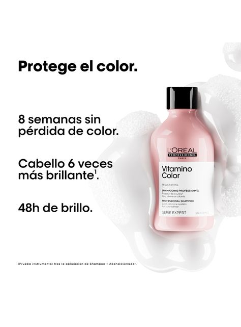 Set Profesional Cuidado del Color Shampoo 300ml  + Máscara con Enjuague 250ml Vitamino Color-1
