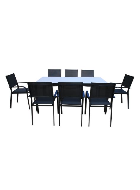 Juego Comedor Terraza + 8 Sillas Freshwater-4