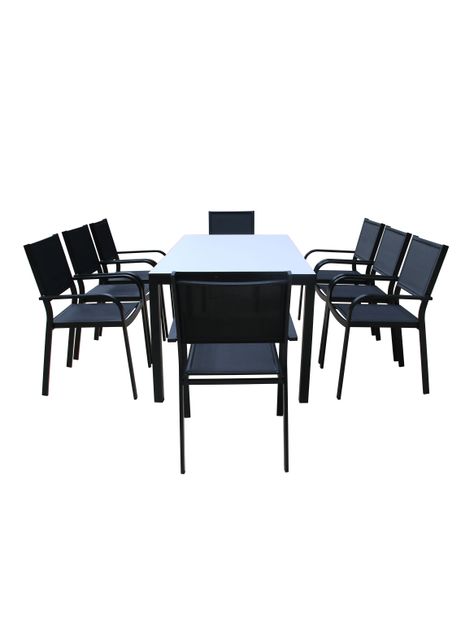 Juego Comedor Terraza + 8 Sillas Freshwater-1