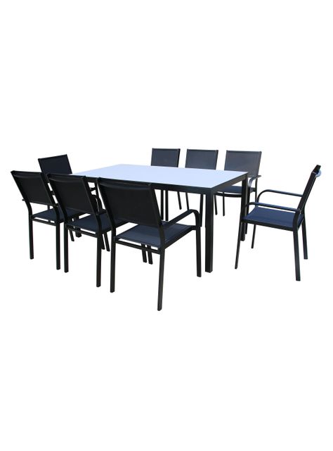 Juego Comedor Terraza + 8 Sillas Freshwater-5