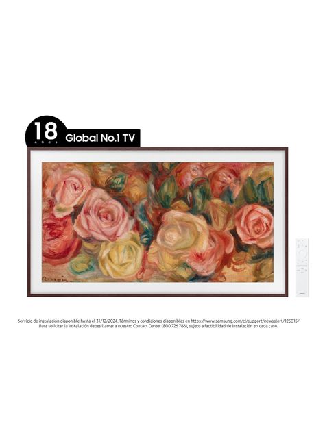 QLED 55” The Frame 4K UHD Smart TV 2024 + Marco Café-2