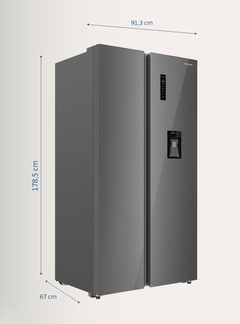 Refrigerador Side by Side No Frost 537 Litros DRDSC545NFINDCL-1