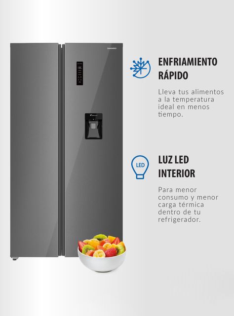 Refrigerador Side by Side No Frost 537 Litros DRDSC545NFINDCL-4
