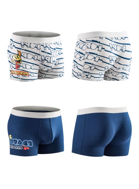 Pack Boxer Print Pac Man-0