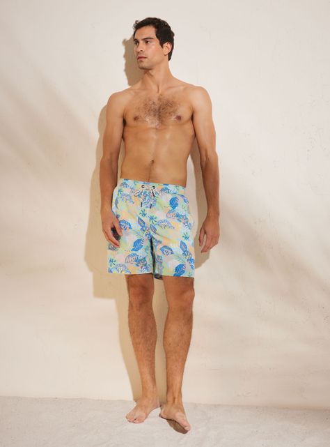 Traje de Baño Estampado Tropical-4