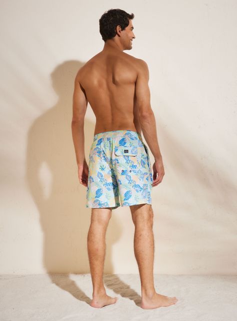 Traje de Baño Estampado Tropical-5