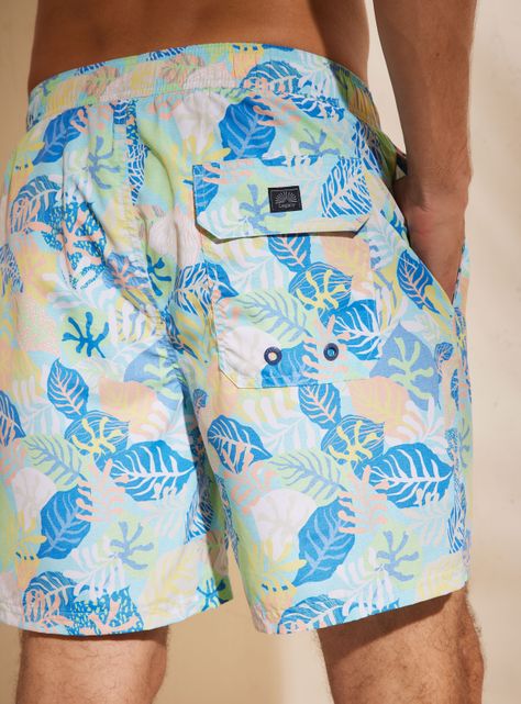 Traje de Baño Estampado Tropical-3
