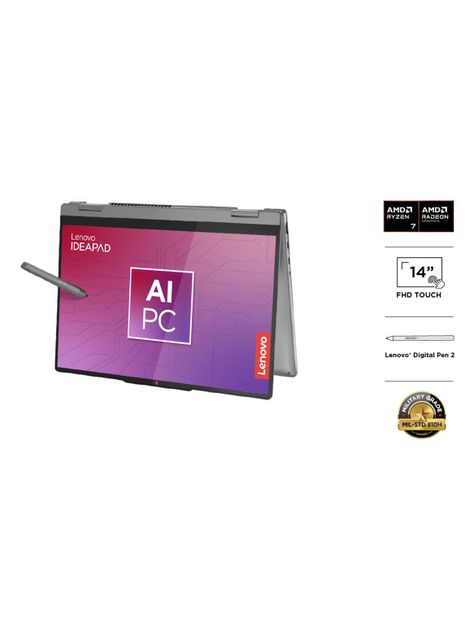 Notebook Ideapad Flex 5 8845HS AMD Ryzen 7 Serie 8000 16GB RAM 512GB SSD 14" FHD Touch Digital Pen-1