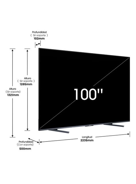 QLED Smart TV 100" 4K UHD 144 Hz 100U76N-1