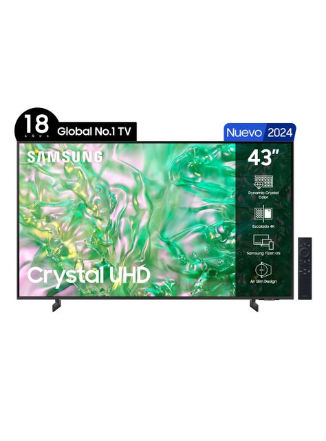 LED 43" DU8000 4K Crystal UHD Smart TV 2024-2