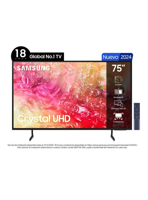 LED 75" DU7000 4K UHD Smart TV 2024-2