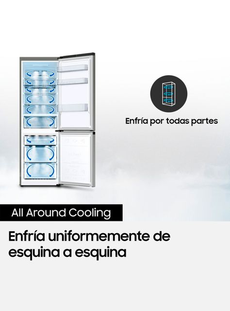 Refrigerador Top Mount No Frost 255 Litros RT25FARADS8/ZS All Around Cooling-4