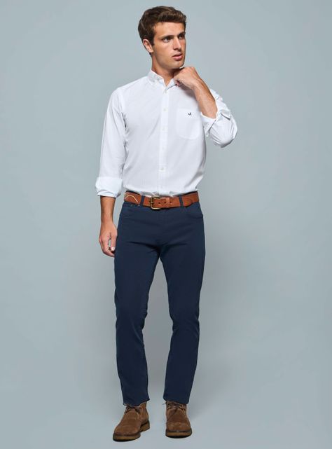 Camisa Buttom Down Popplin-3