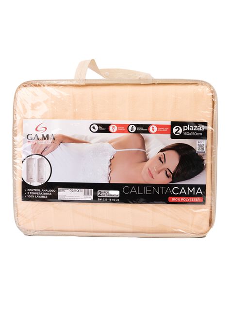 Calientacama 2 Plazas 160x150 cm-0