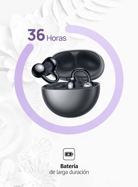 Audífonos Bluetooth FreeClip Negro-2