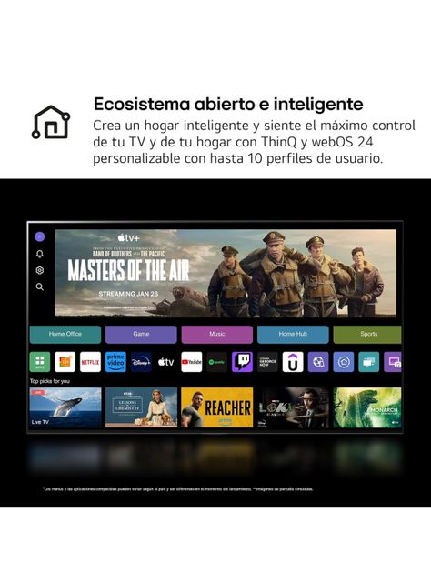 LED Smart TV 50" 4K UHD 50UT8050PSB + Magic Remote-9