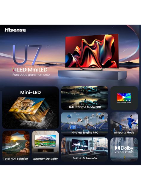 Mini LED 65" U7N 4K Google TV-10