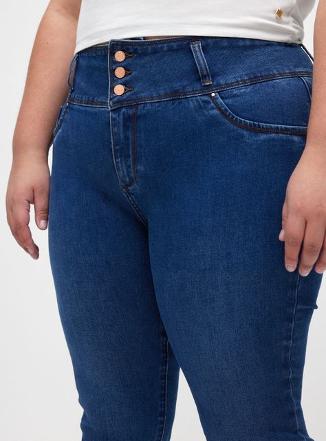 Jeans Skinny Tiro Alto 3 Botones-6