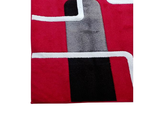 Alfombra Frize 170 x 230 cm D2 Rojo Idetex-1