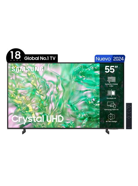 LED 55" DU8000 4K Crystal UHD Smart TV 2024-2