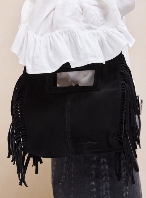 Cartera Flecos Cuero-6