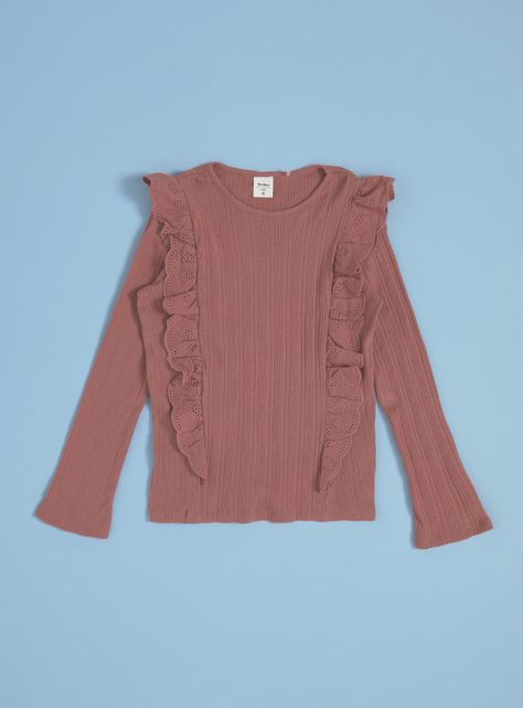 Polera Rib Vuelos Broderie-0