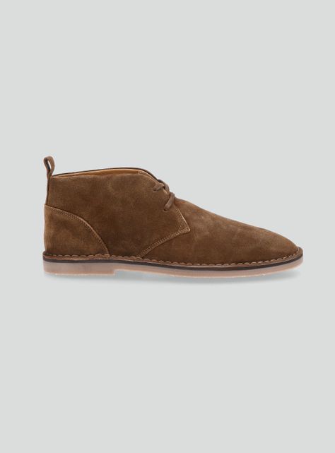 Zapato Casual Cuero Caña Alta Cordón Hombre-0