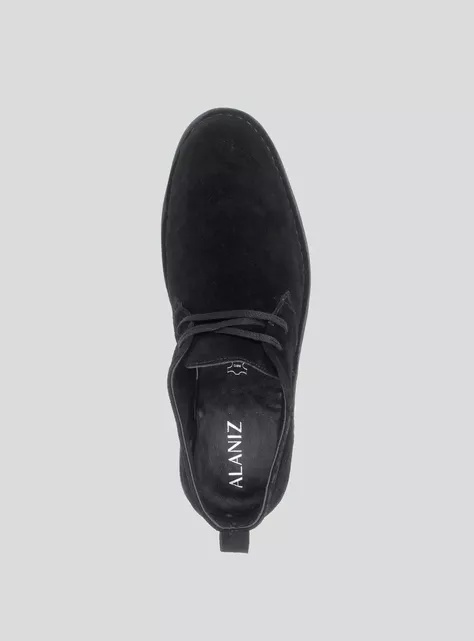 Zapato Casual Cuero Caña Alta Cordón Hombre-2