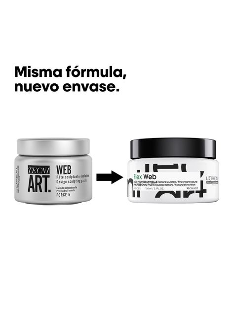 Cera L'Oréal Professionnel Capilar Web Tecni Art 150 ml-2