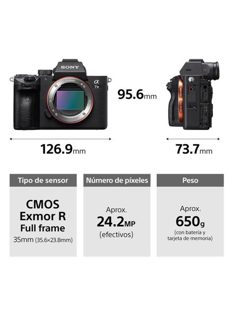 Cámara con Sensor de Imagen Full-Frame ILCE-7M3K -1