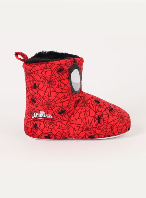 Pantufla Bota Niño Spiderman-0