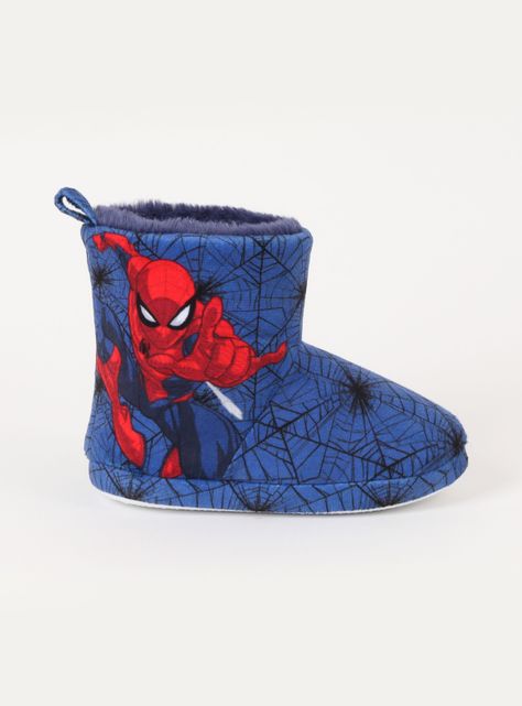 Pantufla Bota Full Spiderman Niño-0